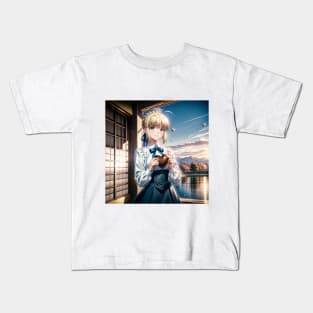 saber valentine Kids T-Shirt